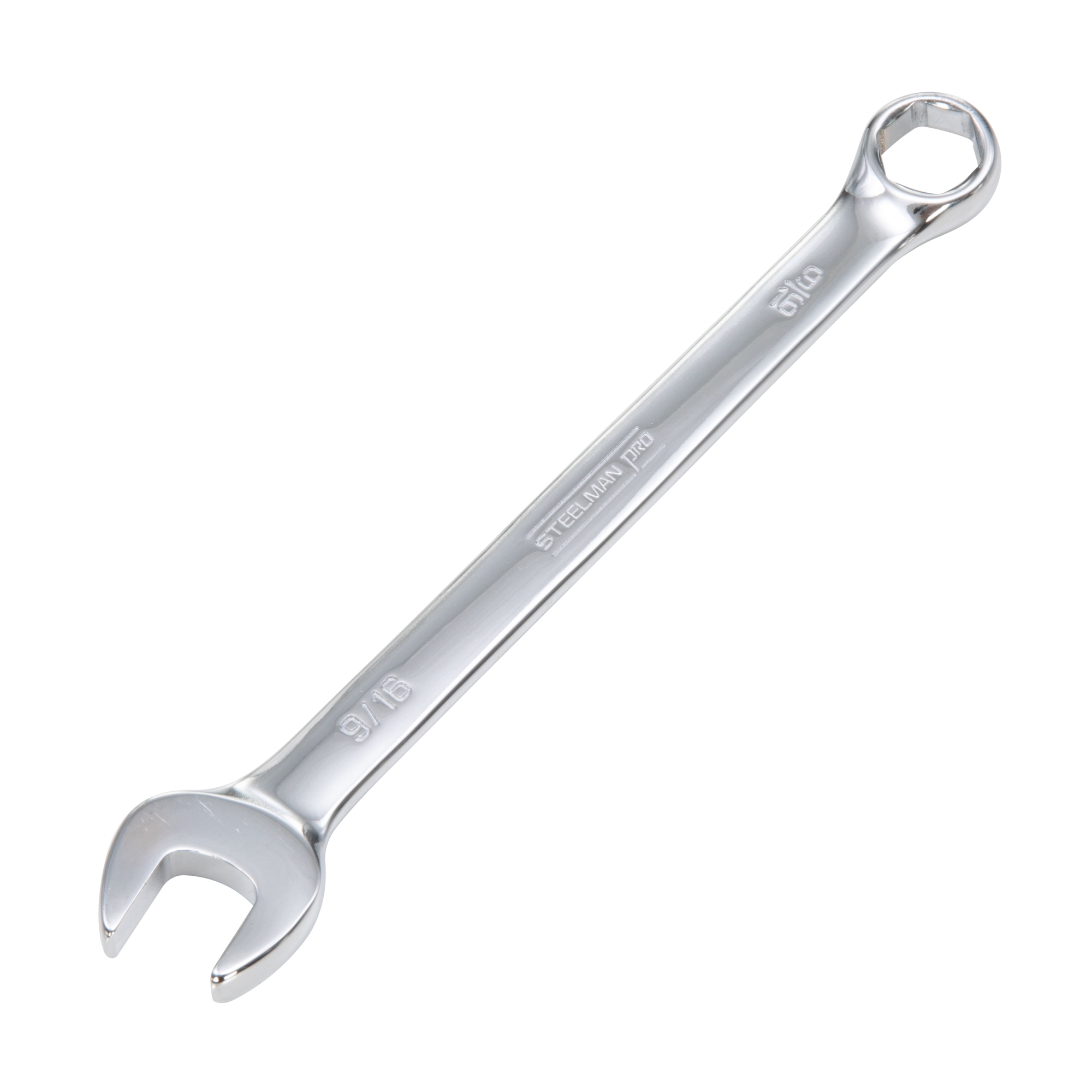 STEELMAN PRO 9/16-Inch Combination Wrench with 6-Point Box End, Model# 78354